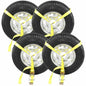 Side Mount Wheel Net with Ratchet and Flat Hook 4 pack image 1 of 10