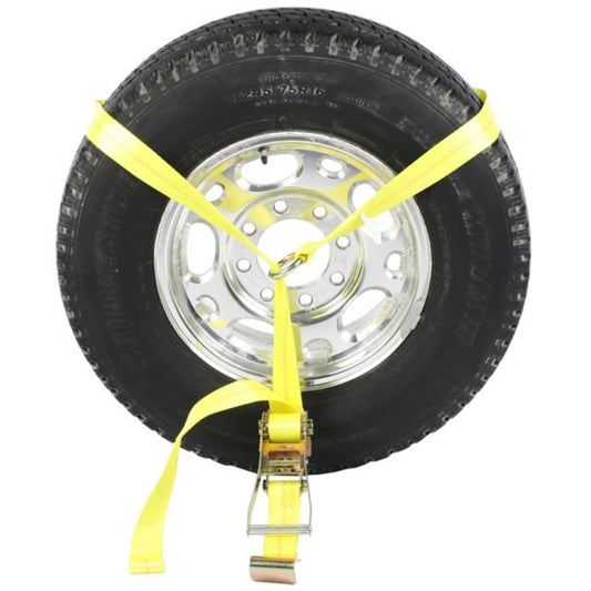 Side Mount Wheel Net with Ratchet and Flat Hook image 1 of 9