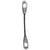 14 inch x 10 foot Closed and Closed Spelter Socket Wire Rope Sling image 1 of 4