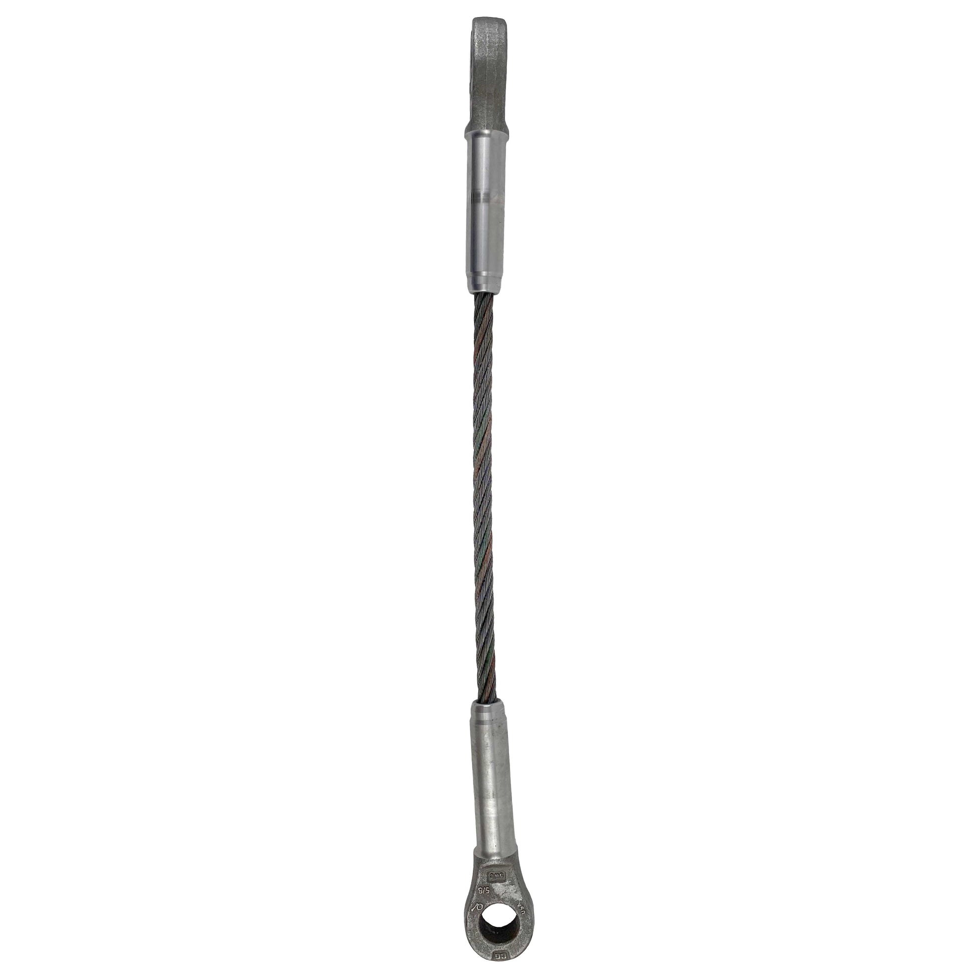 114 inch x 8 foot Closed and Closed Swage Socket Wire Rope Sling image 2 of 4