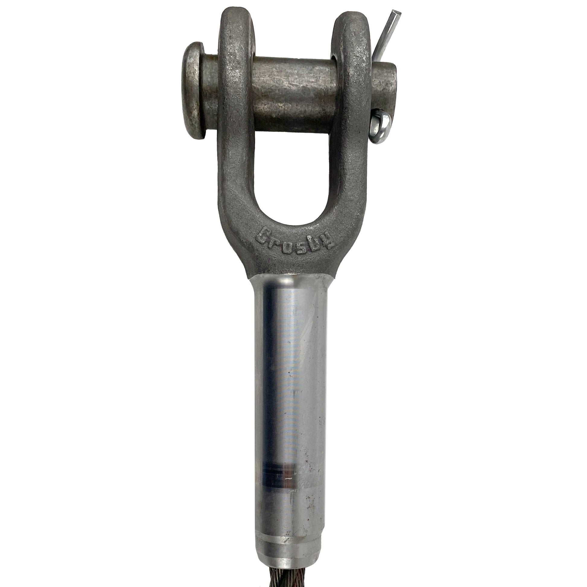 1 inch x 5 foot Open and Open Swage Socket Wire Rope Sling image 2 of 3