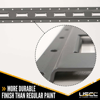 5' Vertical E-Track- Gray Painted