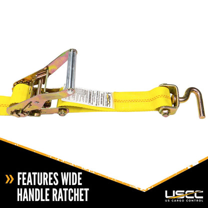 Wheel Bonnet with 3 Swivel J Hooks with 90 degree hook angle & Ratchet image 7 of 8
