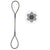 Wire Rope Sling Single Leg 34 inch x 6 foot Domestic image 1 of 2