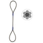 Wire Rope Sling Single Leg 78 inch x 18 foot Domestic image 1 of 2