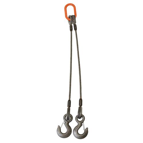 Wire Rope Sling 2 Leg Bridle 12 inch x 3 foot image 2 of 2