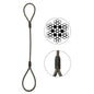 Wire Rope Sling Cable Laid 7x7x7 58 inch x 3 foot image 1 of 2